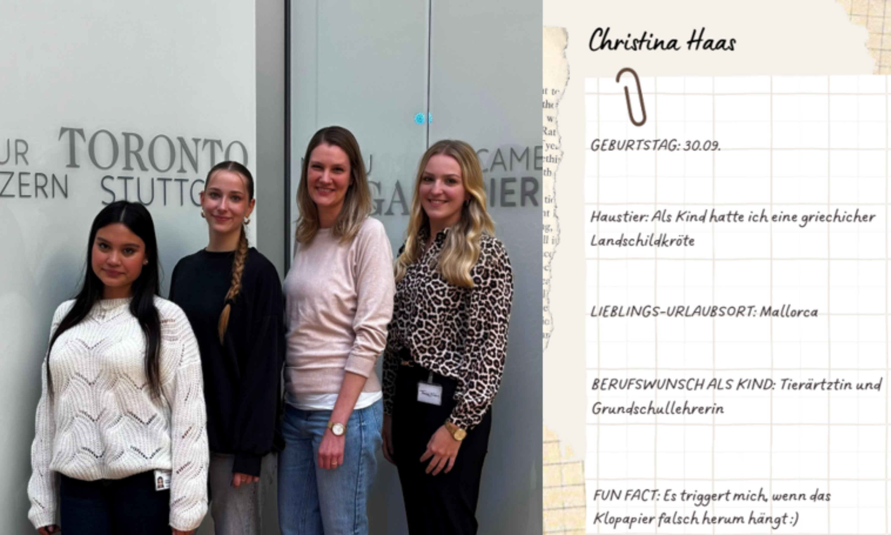 Interview mit unserer Ausbilderin Christina Haas